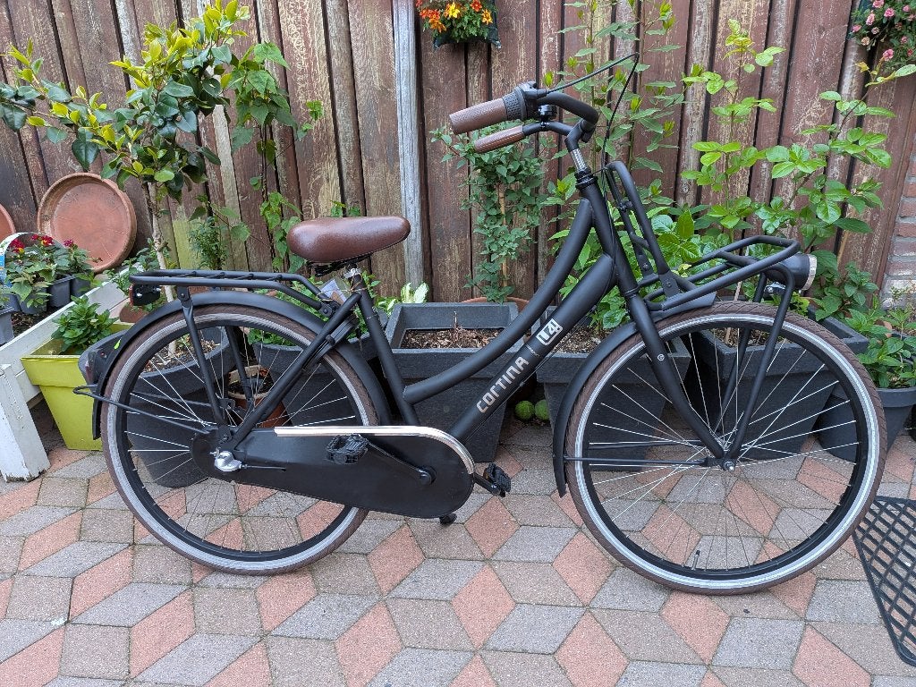 3X Cortina U4 26# 3V zwart, army & denim, Fietsen en Brommers, Terugtraprem, Gebruikt, Versnellingen, Cortina