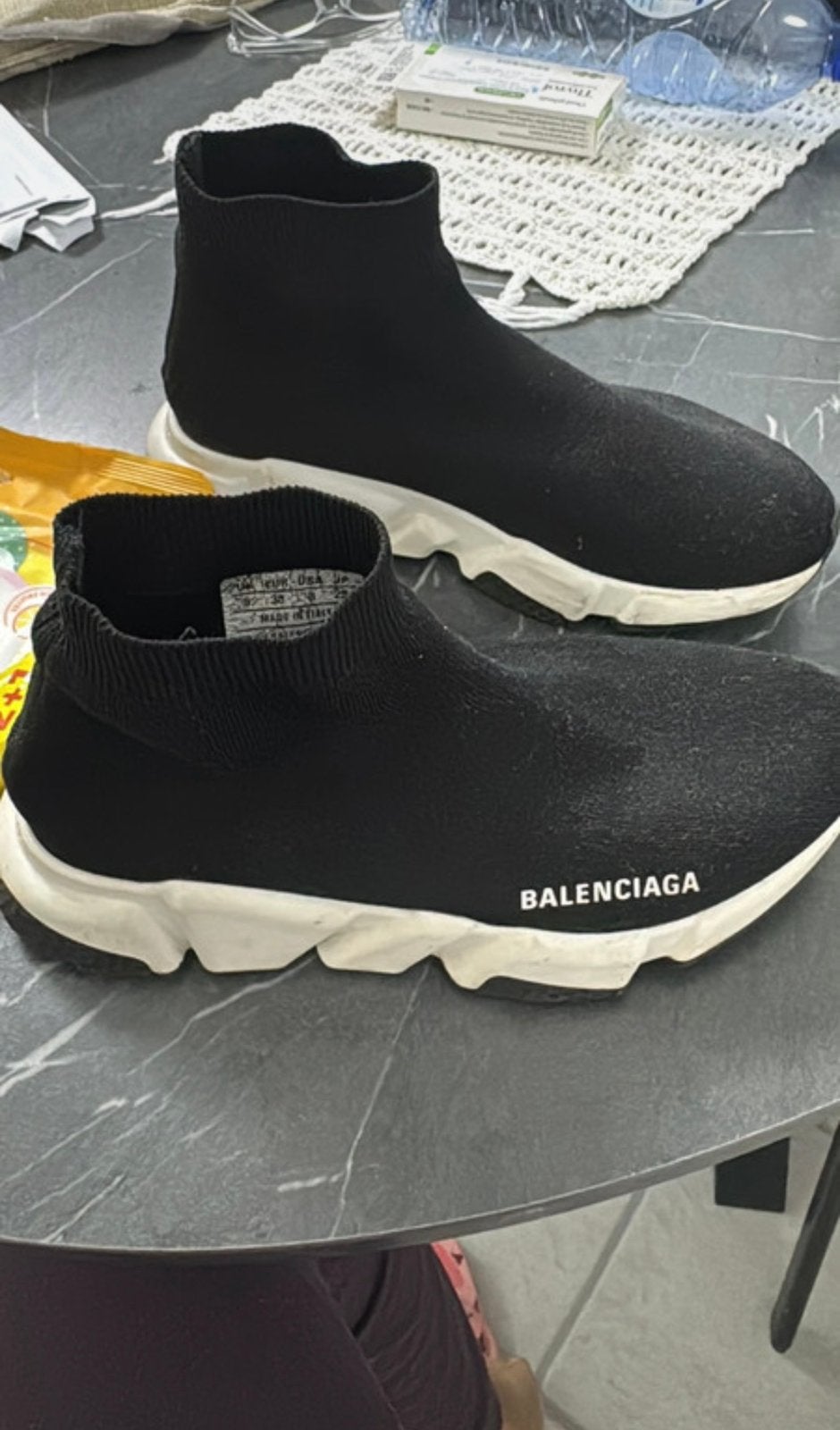 Balenciaga runners, Ophalen, Zo goed als nieuw, Zwart, Sneakers of Gympen