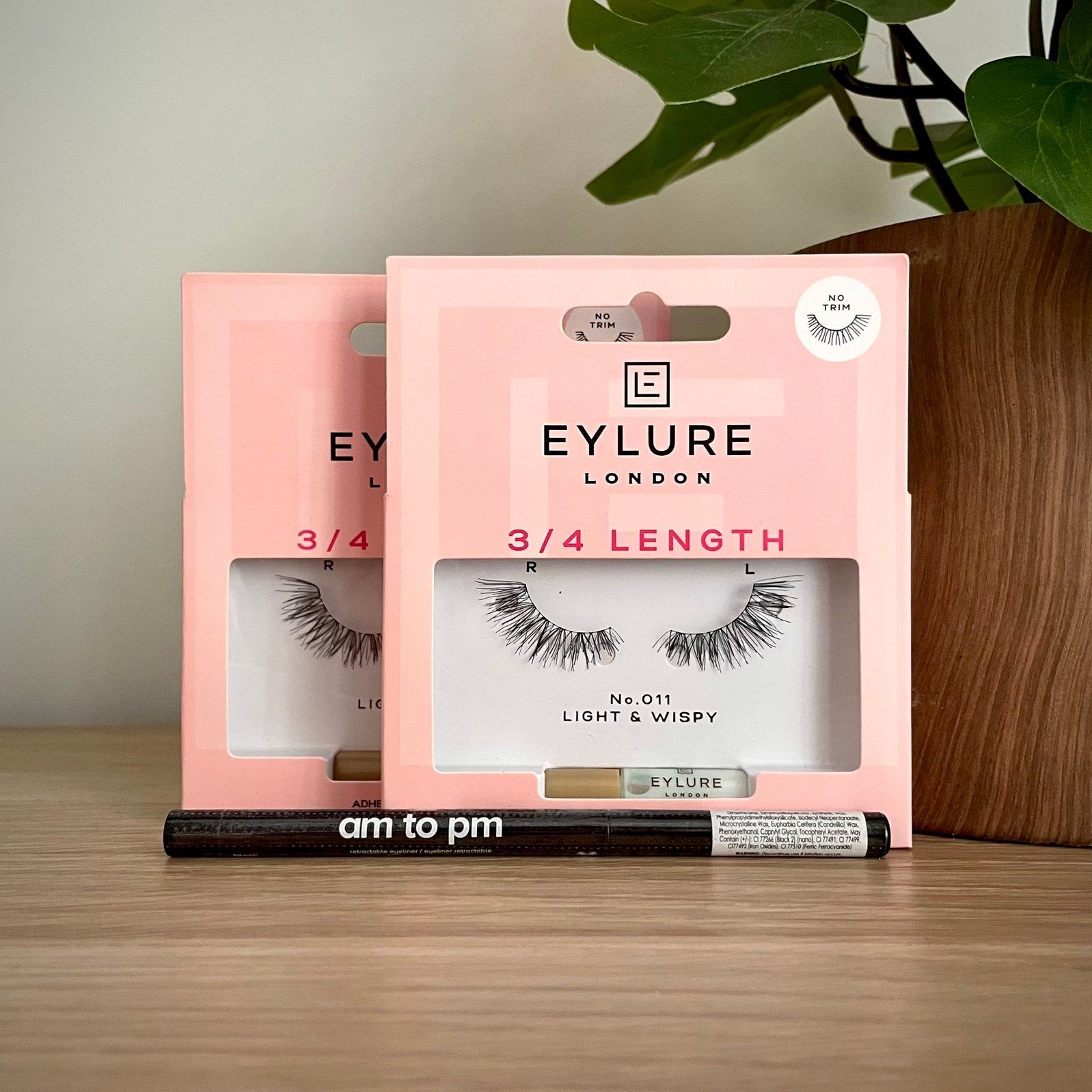 Eylure London Wimpers & Lottie London Eyeliner (set), Ogen, Zwart, Nieuw, Ophalen of Verzenden