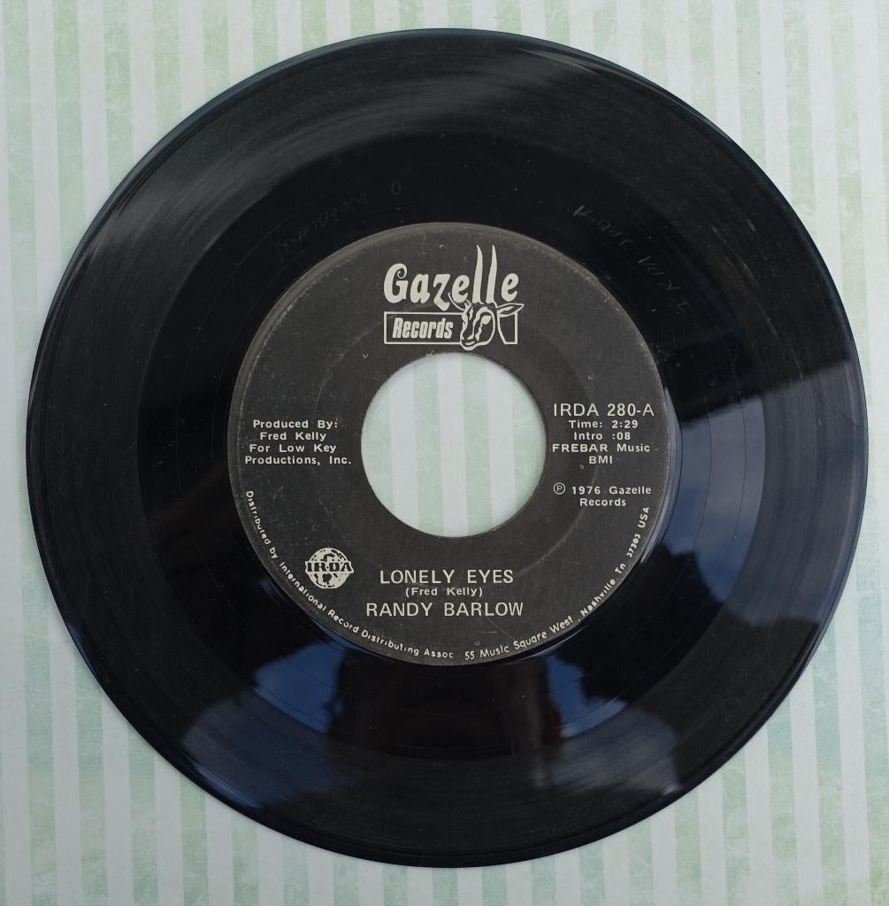 randy barlow - lonely eyes, Cd's en Dvd's, Vinyl Singles, Gebruikt, Single, 1970 - 1979, Pop, 7 inch, Ophalen of Verzenden