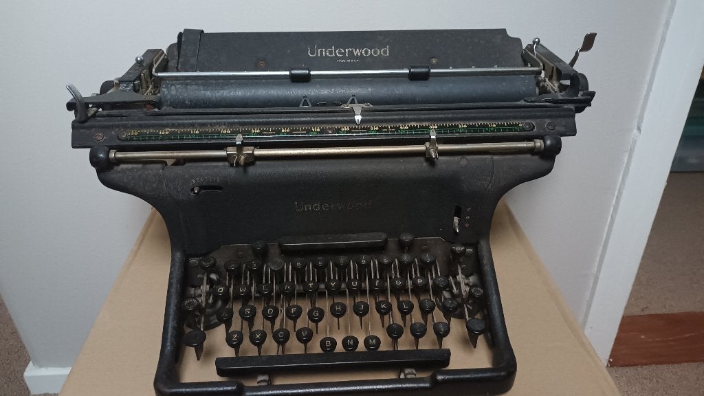 Underwood typmachine, Diversen, Typemachines, Ophalen, Gebruikt