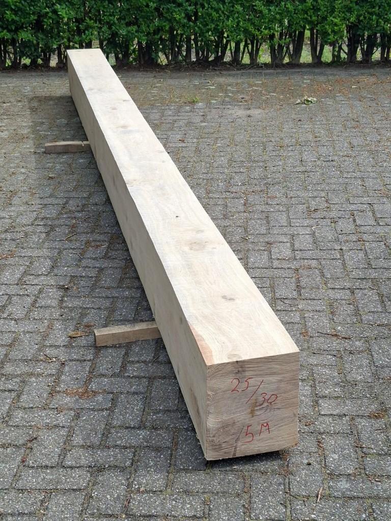 eiken balk, Ophalen, Nieuw, 250 cm of meer, Balken