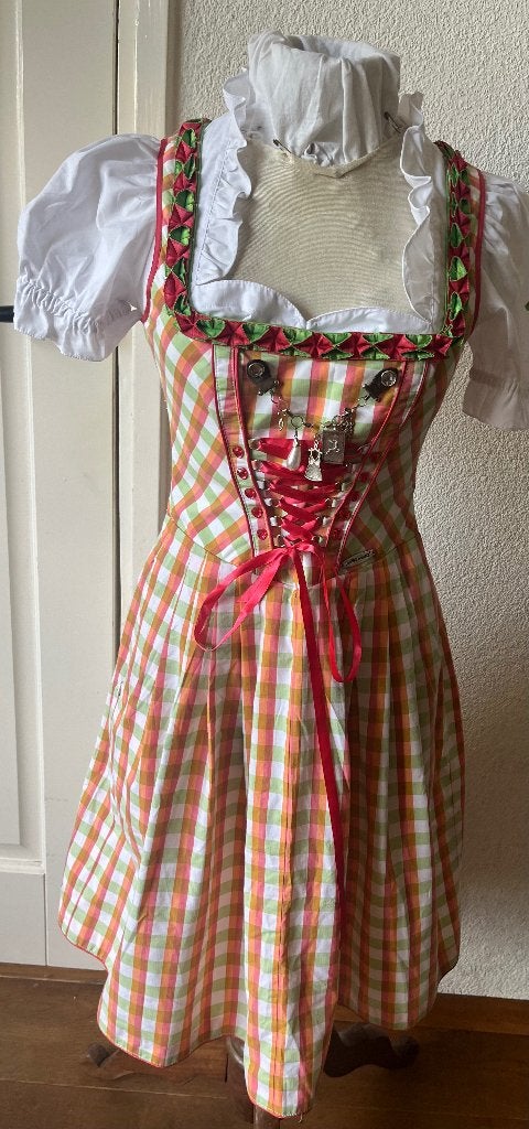 Dirndl Spieth & Wensky maat 32 met blouse en schort, Ophalen of Verzenden, Kleding, Maat 34 (XS) of kleiner, Spieth&Wensky