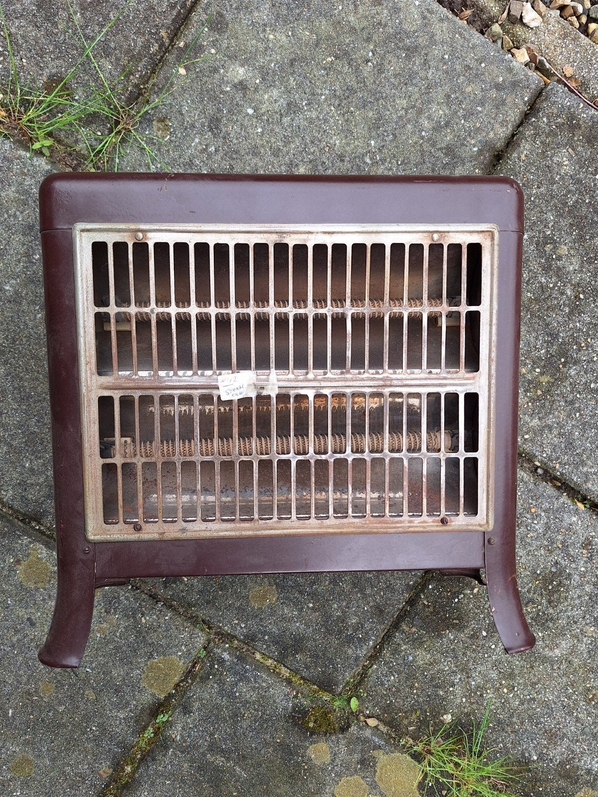 Vintage elektrische kachel - Bruin, 30 tot 80 cm, Kachel, Minder dan 60 cm, Ophalen of Verzenden