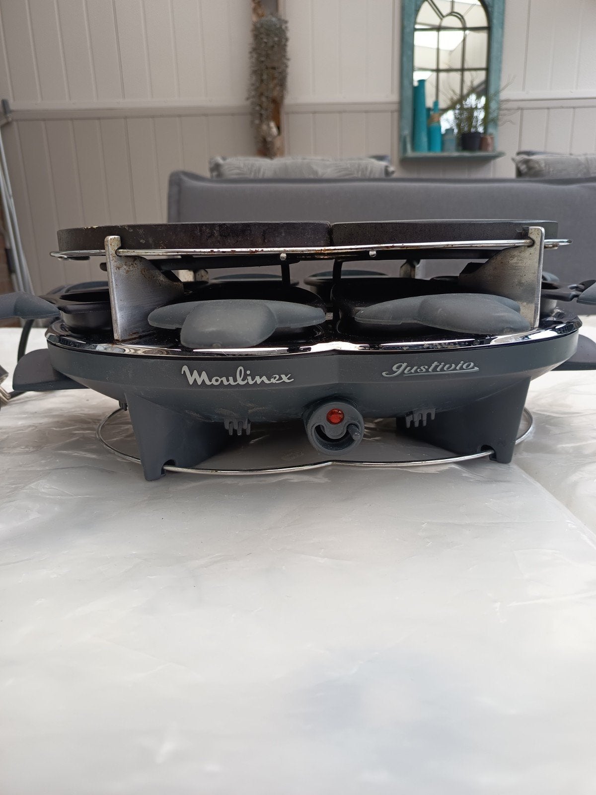 Moulinex Gustio Raclette Grill - 8 personen, Ophalen, Gebruikt, 8 personen of meer