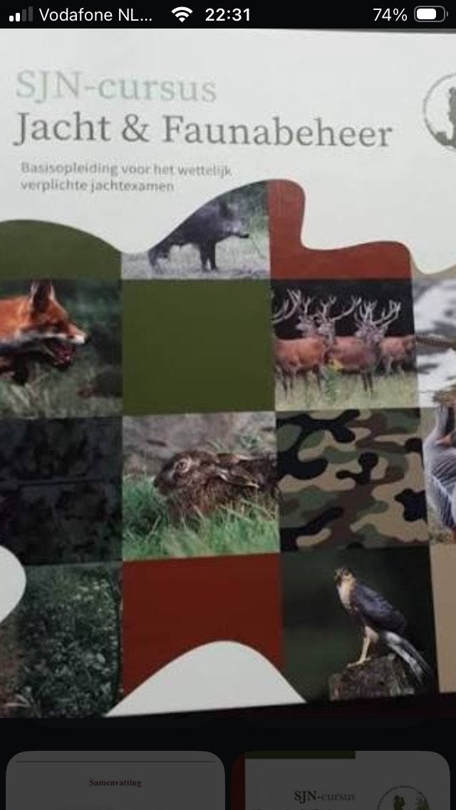 Gezocht Cursusboek Jacht & Faunabeheer. Gevraagd, gezocht., Niet van toepassing, Beta, Ophalen, Onbekend