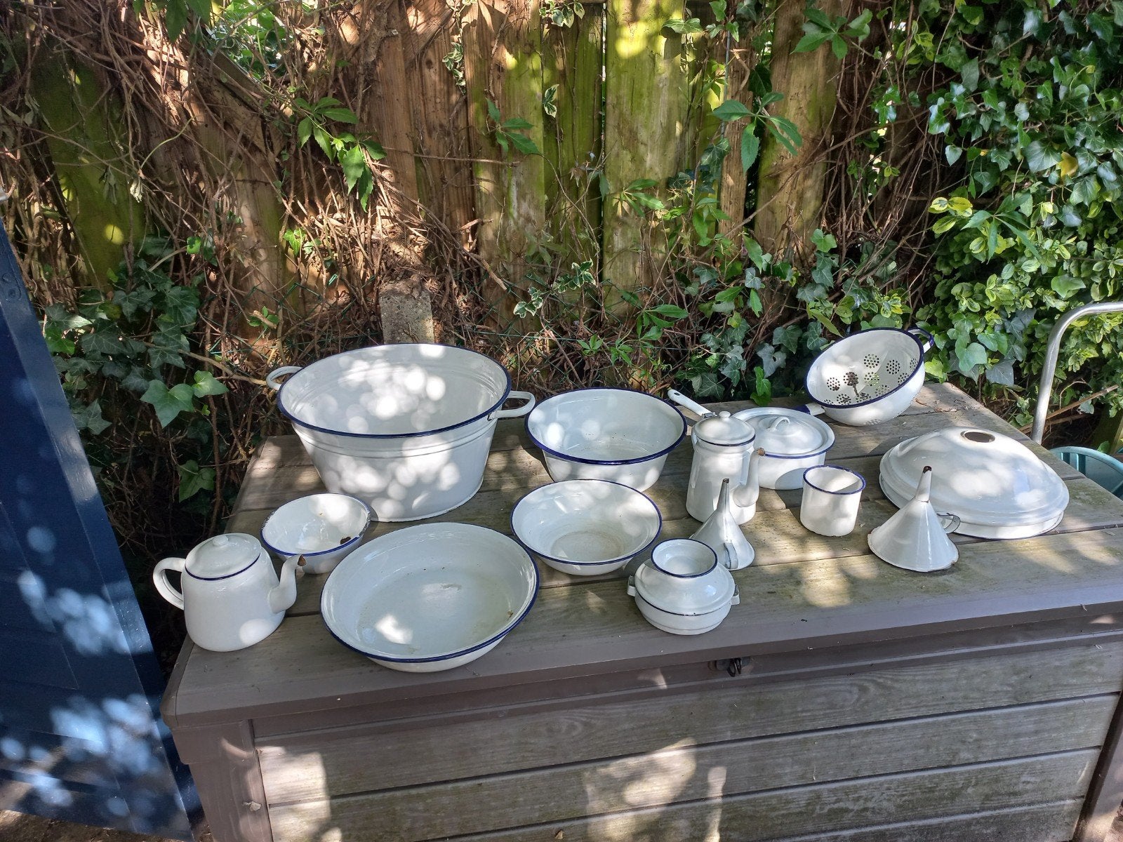 Verschillende emaille items, Ophalen, Gebruikt, Overige materialen