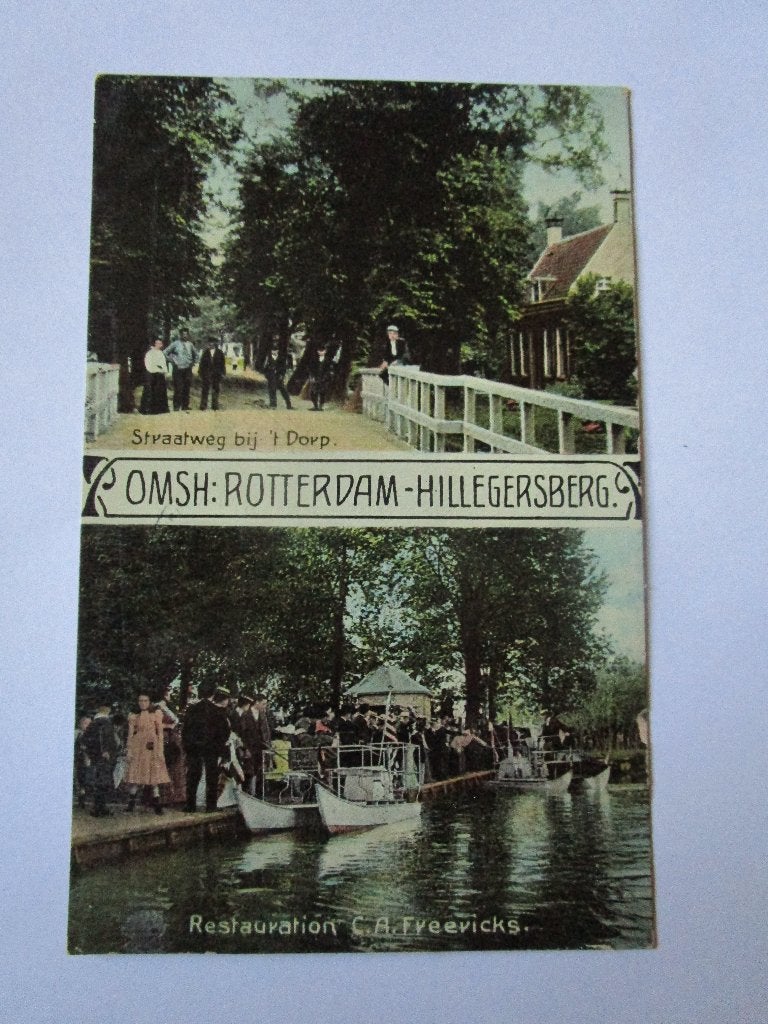 Ansichtkaart Omhs Rotterdam - Hillegersberg 1910, Verzenden, Voor 1920, Gelopen, Zuid-Holland