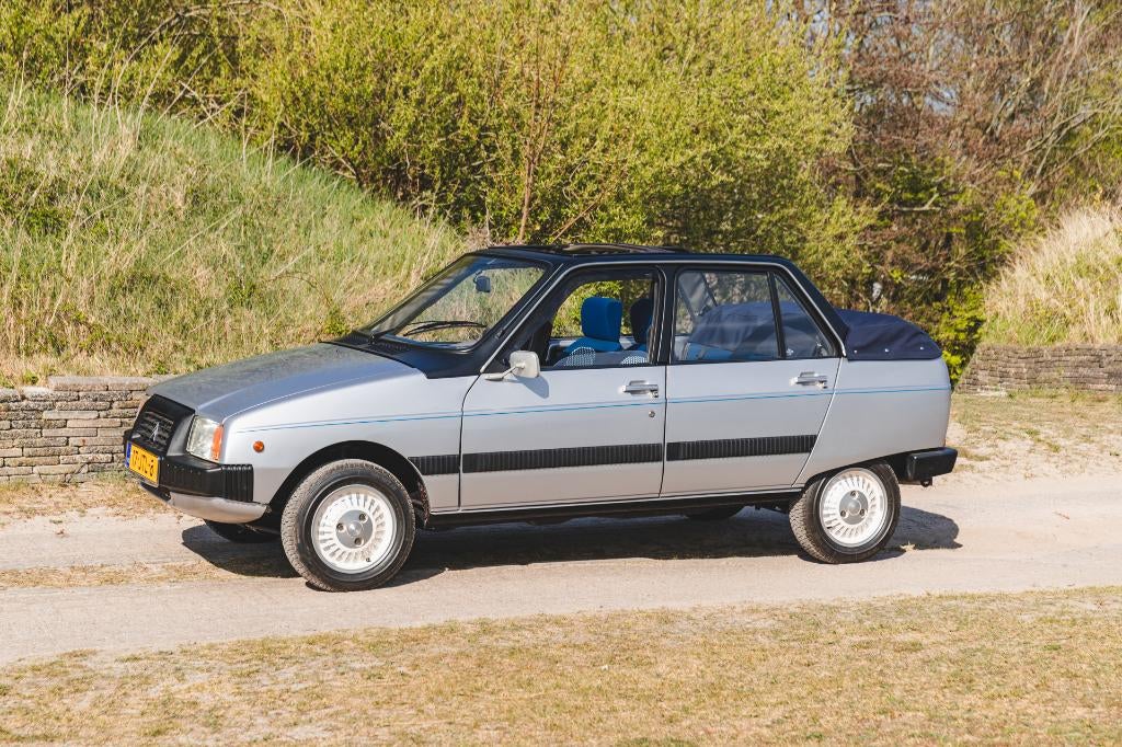 Citroen Visa 1.1 Décapotable 1983, Voorwielaandrijving, Stof, Bedrijf, Blauw