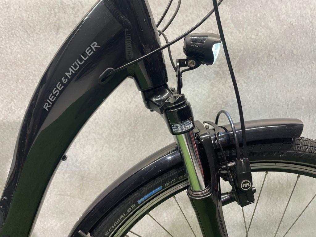 Riese & Müller Swing 500Wh. (Totaal 3900km!) Dames Zwart gl, Fietsen en Brommers, Elektrische fietsen, Overige merken, Gebruikt
