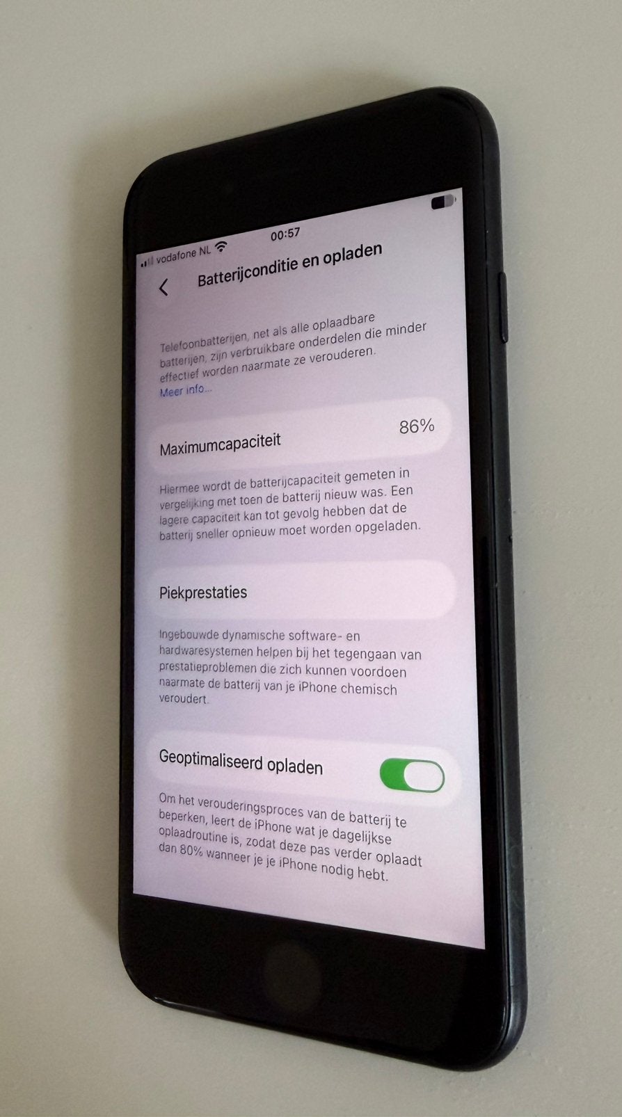 iPhone SE 2022, Telecommunicatie, 128 GB, Zwart, Ophalen of Verzenden, Zo goed als nieuw