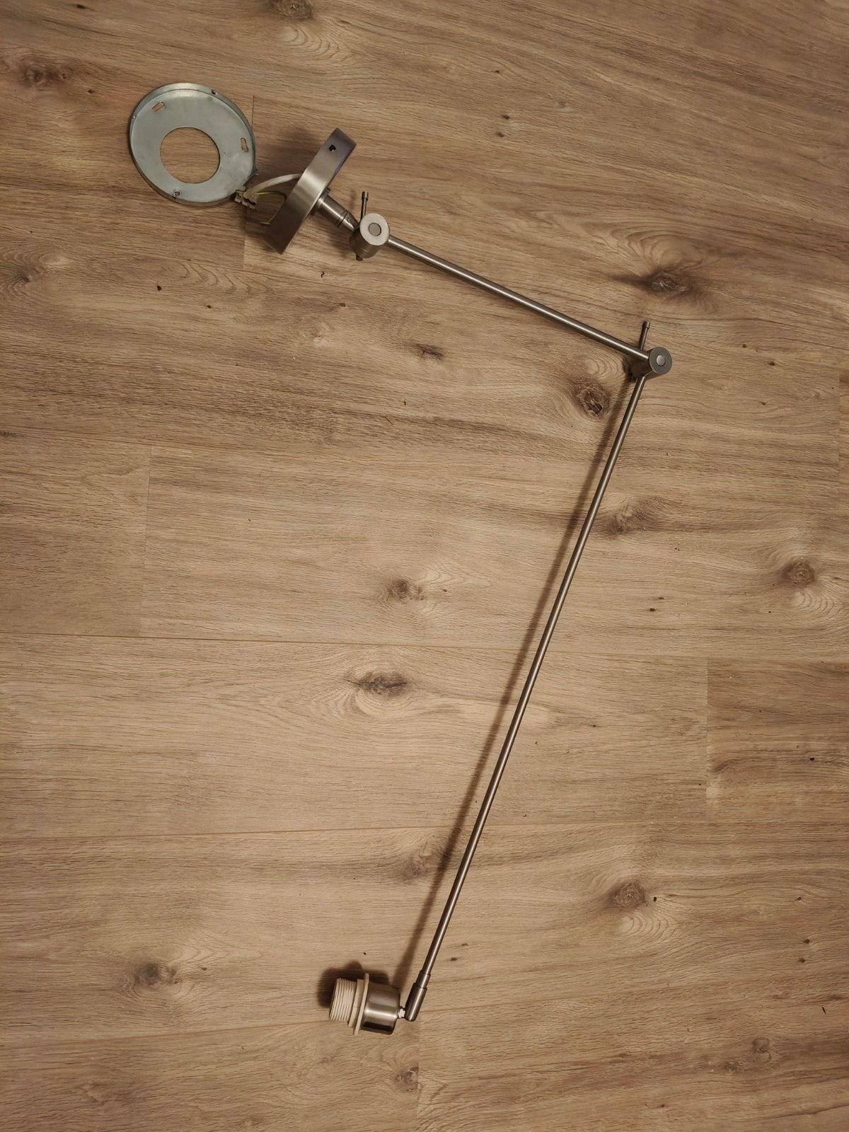 Armatuur voor plafondlamp messing, Ophalen, Gebruikt, E27 (groot), Messing
