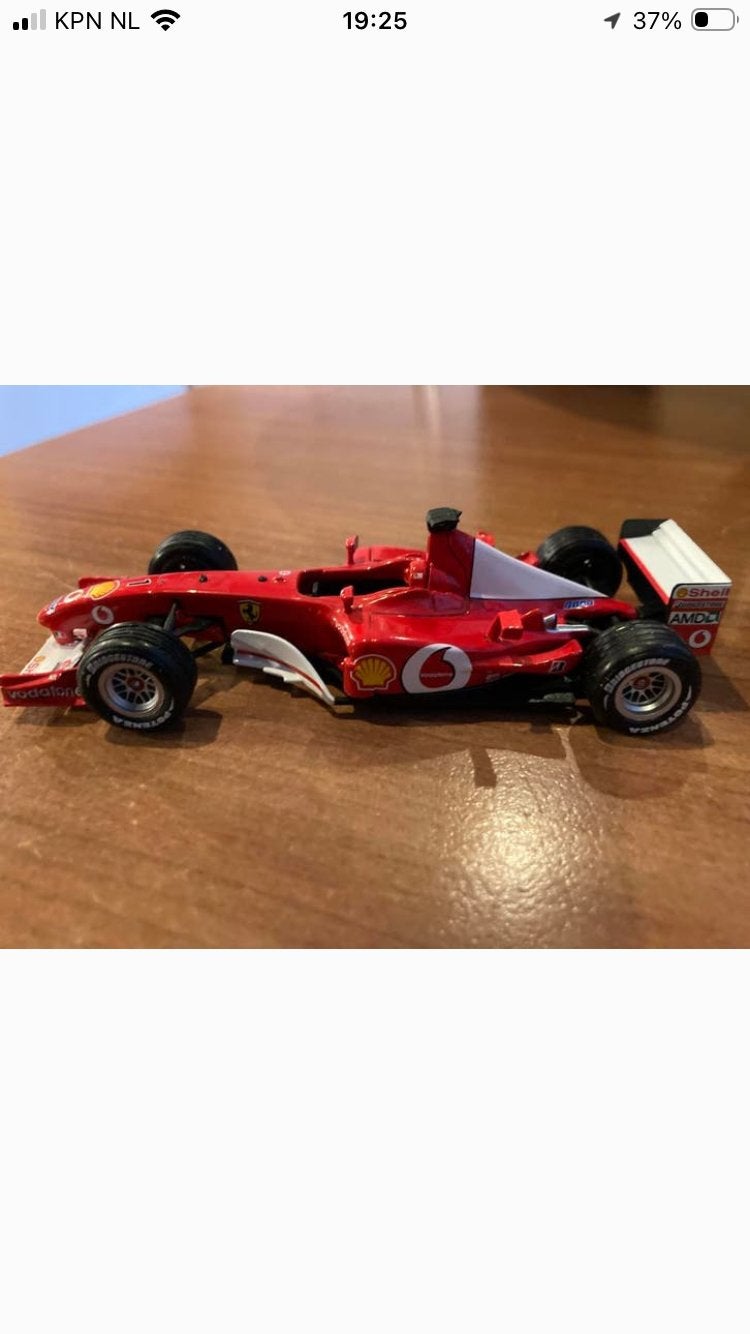 F1 Ferrari F 2002. Schaal 1/43., Ophalen, Zo goed als nieuw, Bburago