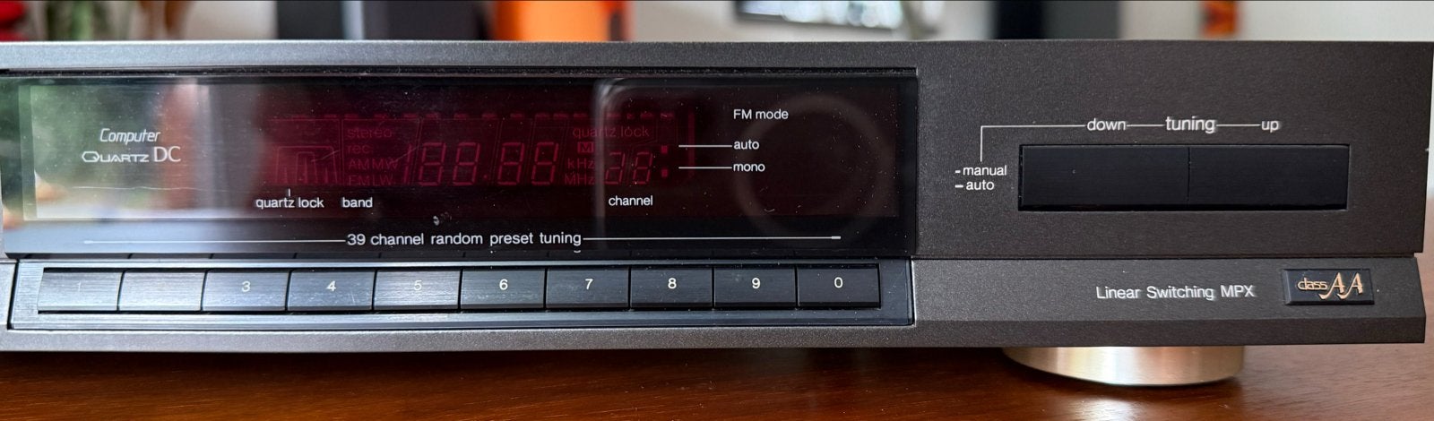 Technics ST-G470L Quartz Synthesizer Tuner, Ophalen of Verzenden, Zo goed als nieuw, Analoog