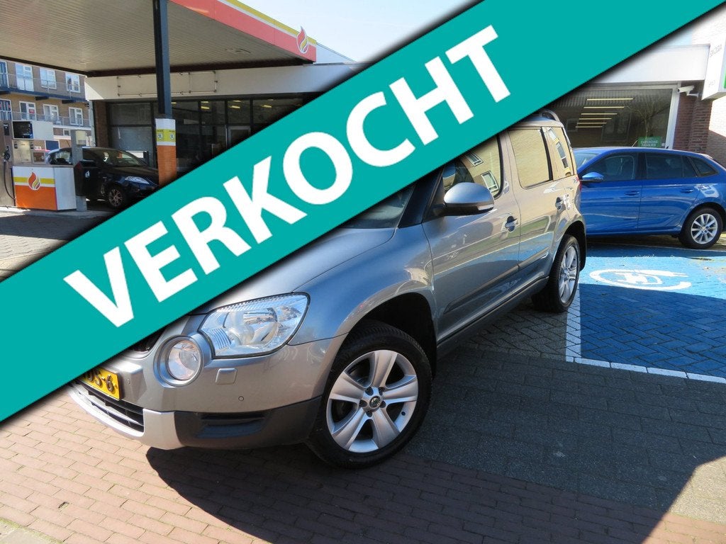 Skoda Yeti 1.2 TSI AUTOMAAT DSG ELEGANCE , PANO. DAK 177dKM!, Auto's, Skoda, Euro 5, Stof, Gebruikt, Zwart