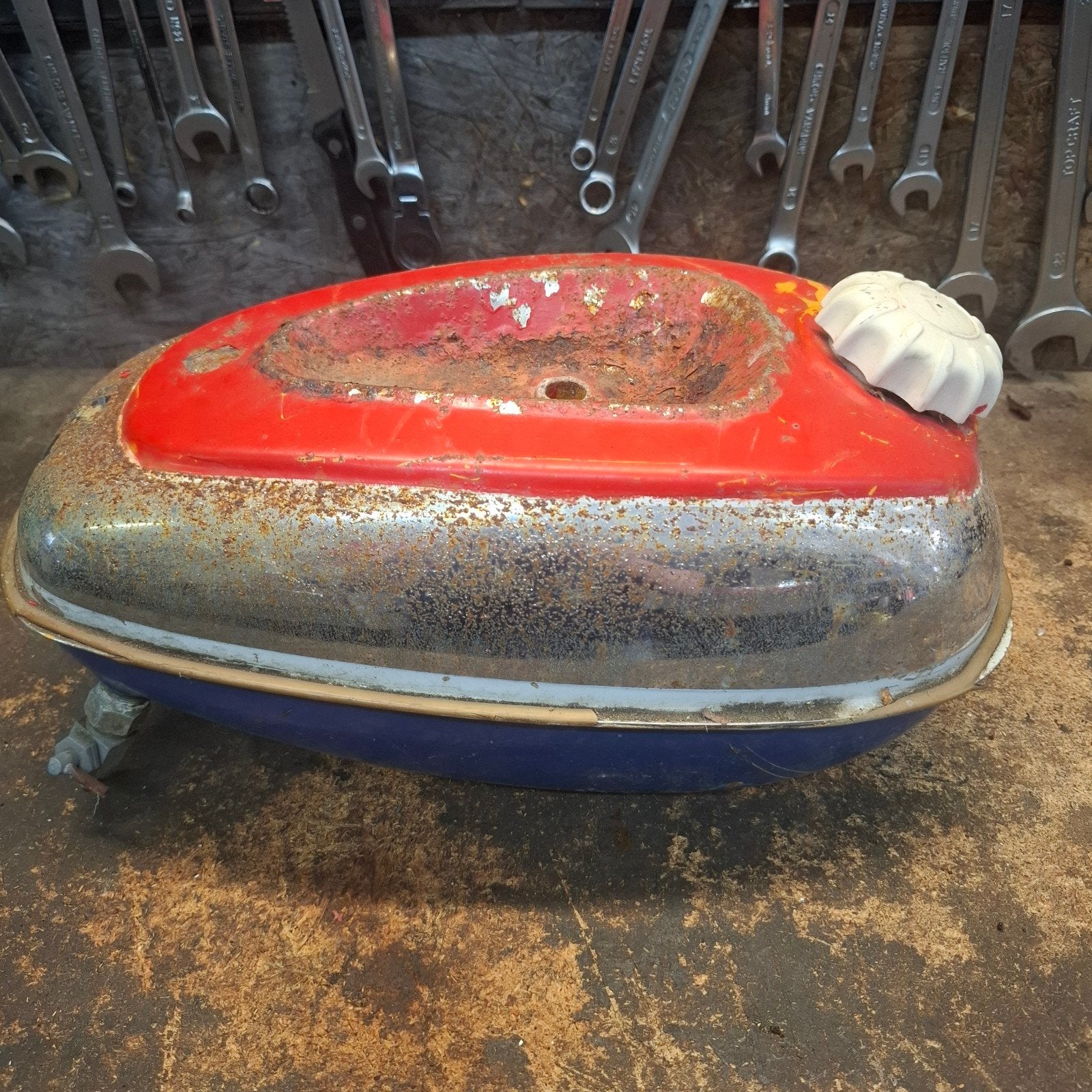 Puch Brandstoftank - Redelijke staat, schoon van binnen, Ophalen of Verzenden, Gebruikt, Tank