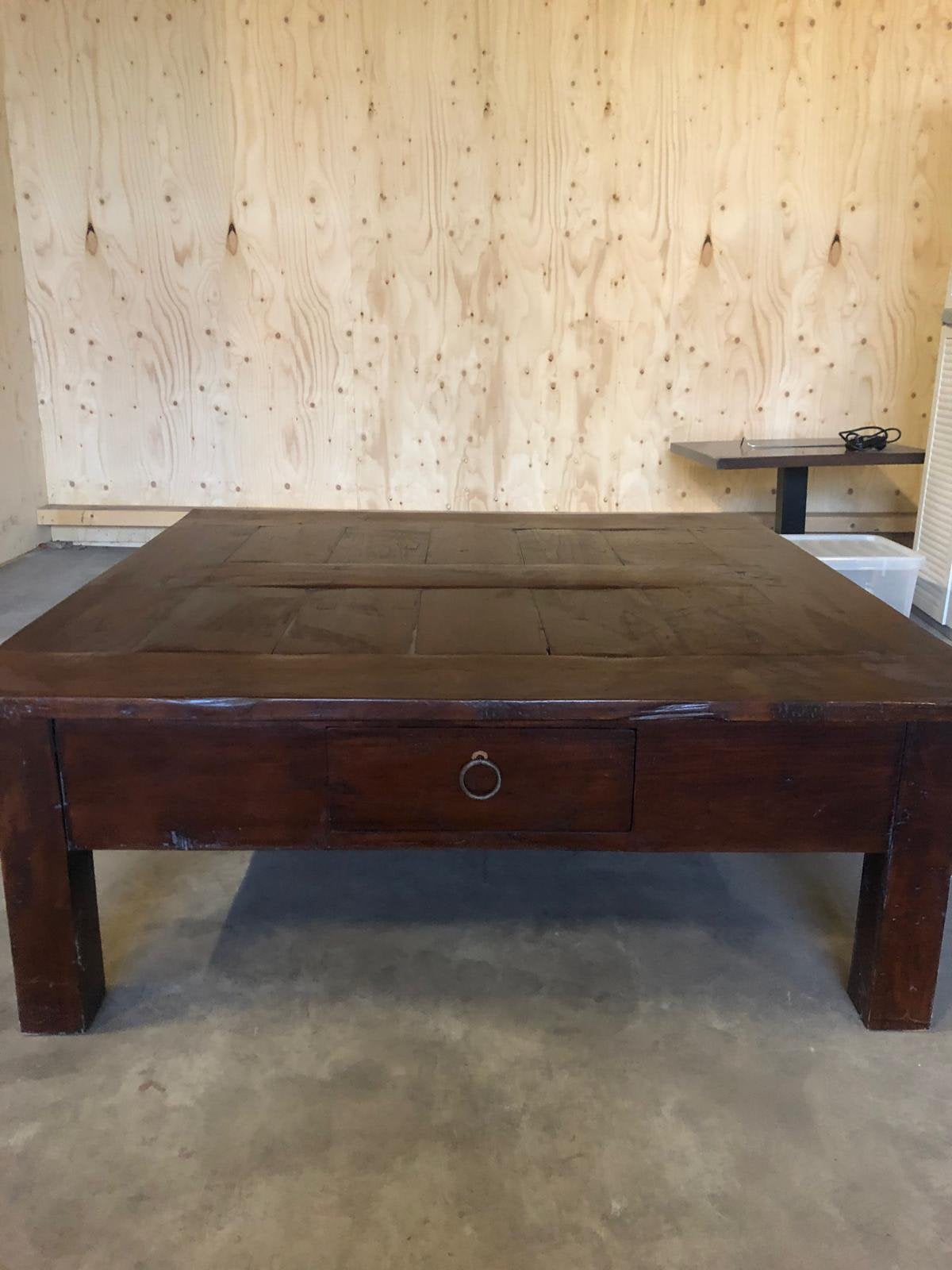 Salontafel, Huis en Inrichting, Tafels | Salontafels, Ophalen, Vierkant, Zo goed als nieuw, 5 – 50