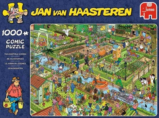 Jan van Haasteren - Volkstuintjes - 1000 stukjes, Ophalen of Verzenden, 500 t/m 1500 stukjes, Nieuw, Legpuzzel