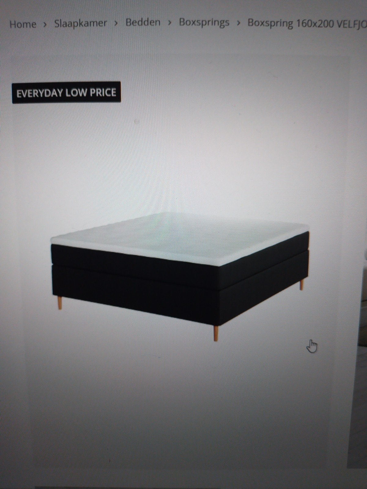 2 Persoons bed, Ophalen, Gebruikt, Tweepersoons, 200 cm