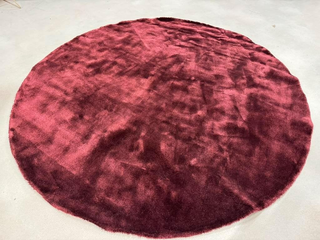 Nieuw Brink en Campman Liscio Rond Vloerkleed Rood D250, Rond, Ophalen of Verzenden, Rood, Nieuw