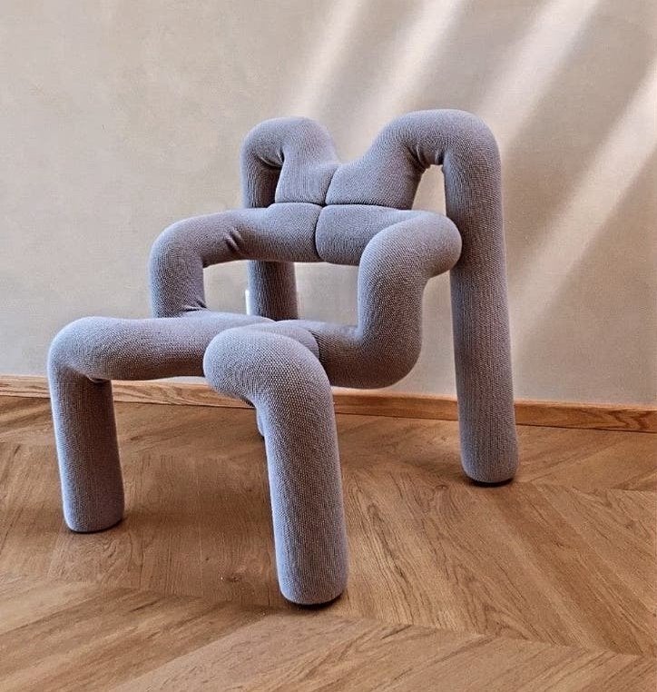 Ekstrem fauteuil - Varier - Terje Ekstrøm - ZGAN, Ophalen of Verzenden, Zo goed als nieuw, Eén, Stof