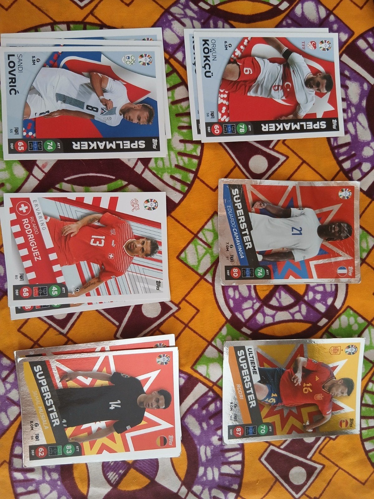 Voetbalkaartjes (Topps), Seizoenskaart, Eén persoon