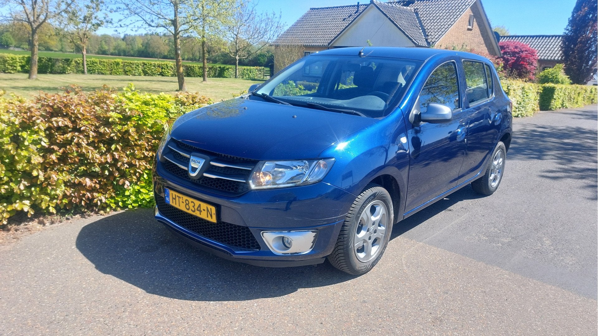 Dacia Sandero 0.9 TCe 10th Anniversary AIRCO BJ 2016, Voorwielaandrijving, 898 cc, Stof, Gebruikt