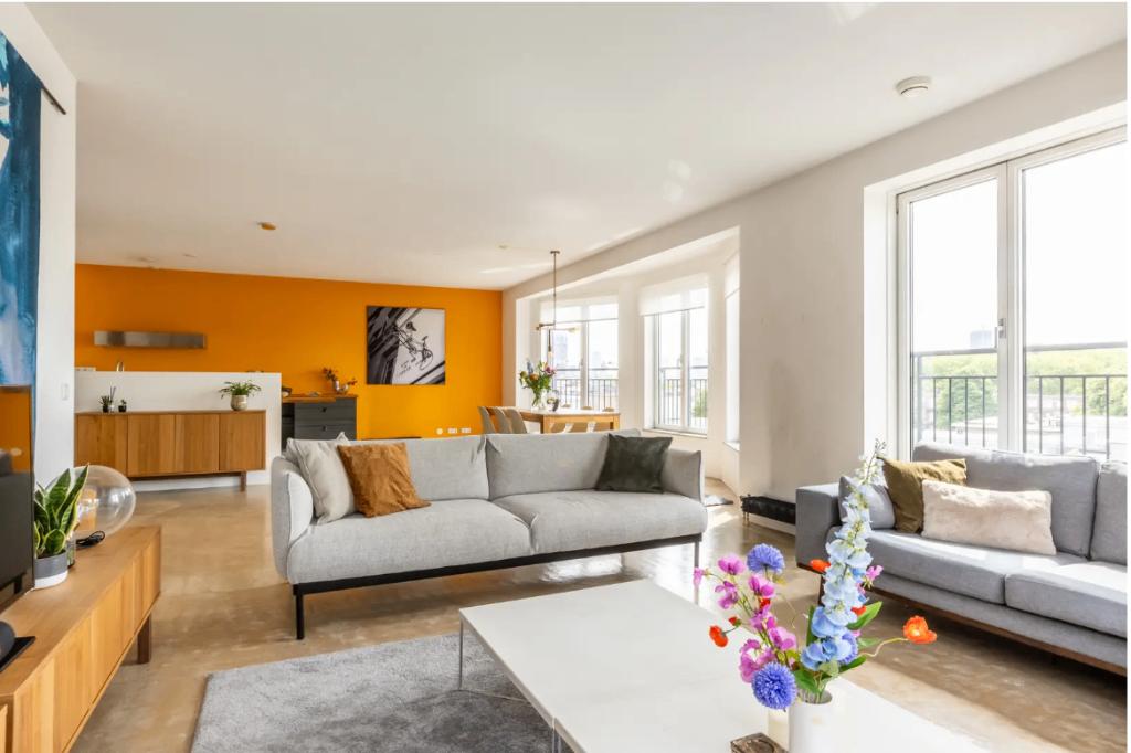 IKEA ÄPPLARYD 3-zitsbank – Lejde Lichtgrijs –Nieuwprijs €849, Ophalen, Gebruikt, Driepersoons, Rechte bank