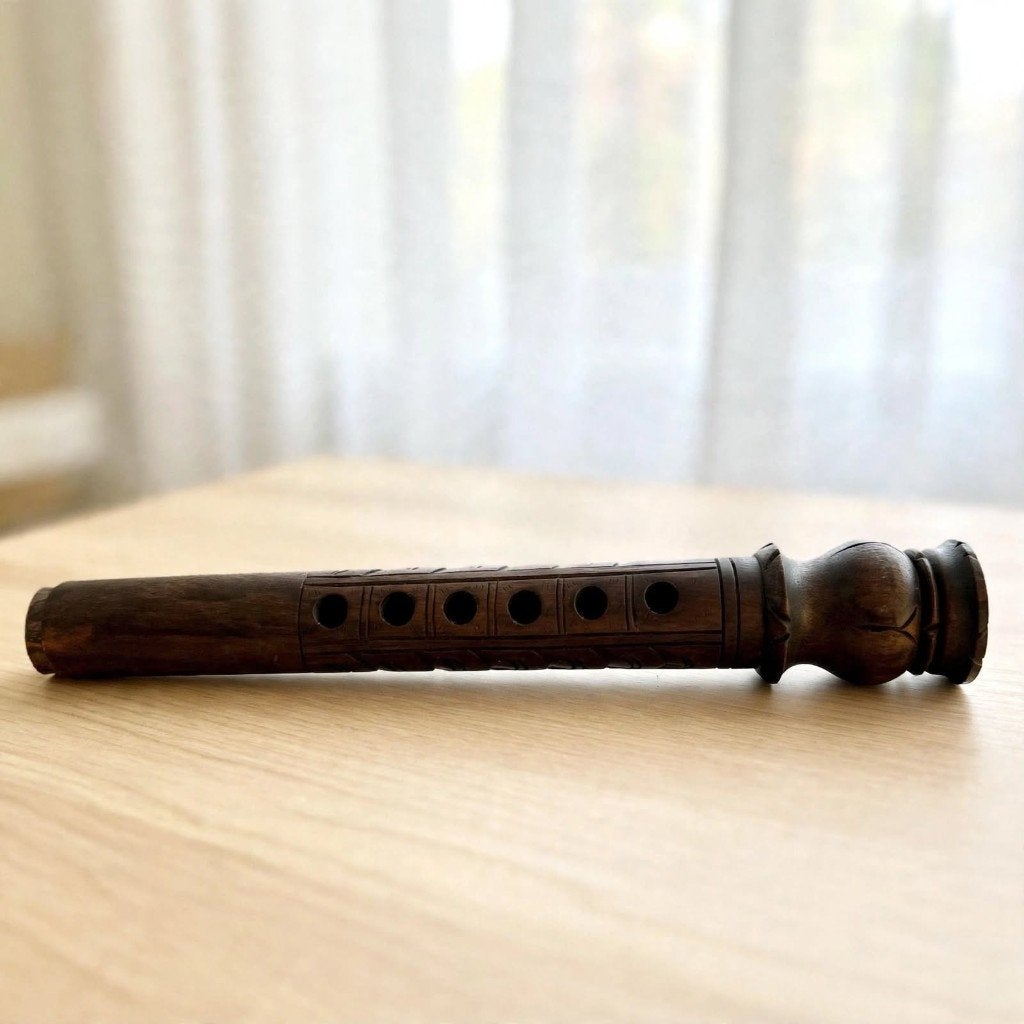Vintage Balinese Ringfluit / Bandfluit / Suling, Antiek en Kunst, Ophalen of Verzenden