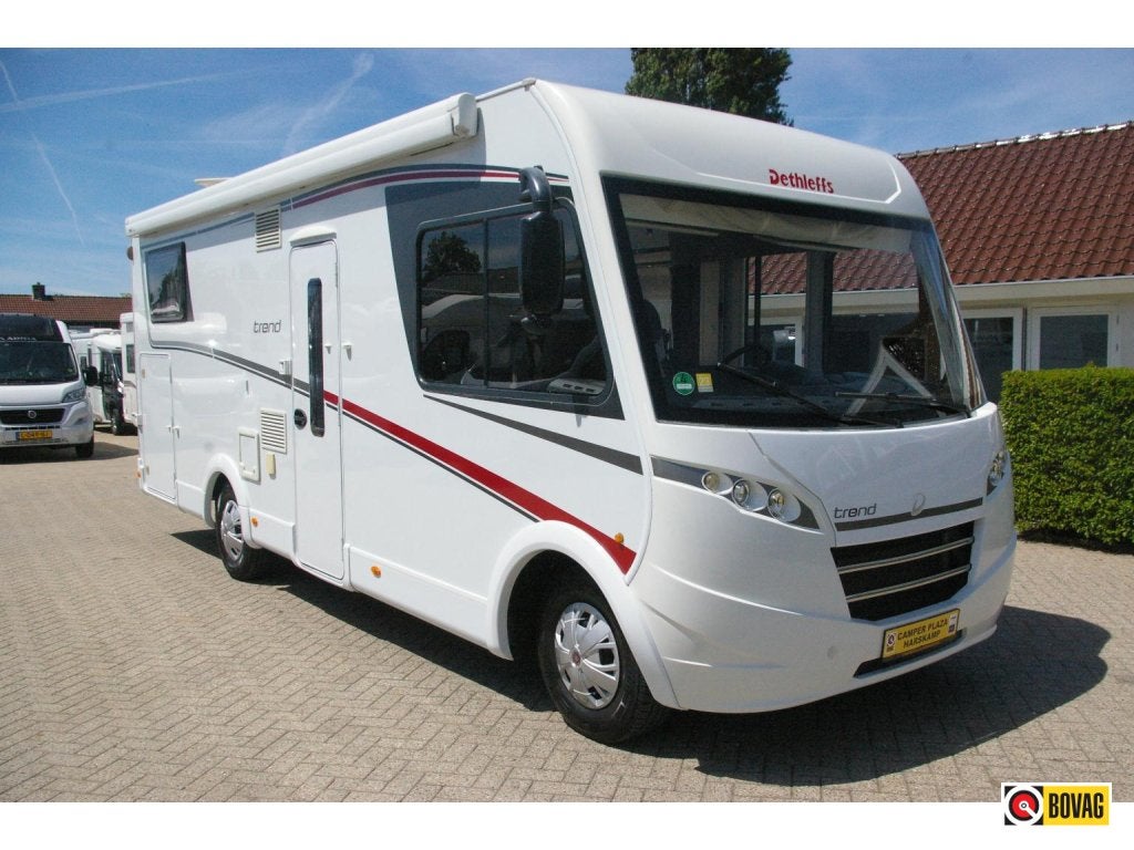 Dethleffs Trend I 7057 Enkele bedden, Hefbed, XXL Garage., Caravans en Kamperen, Campers, Integraal, Koelkast, Ringverwarming