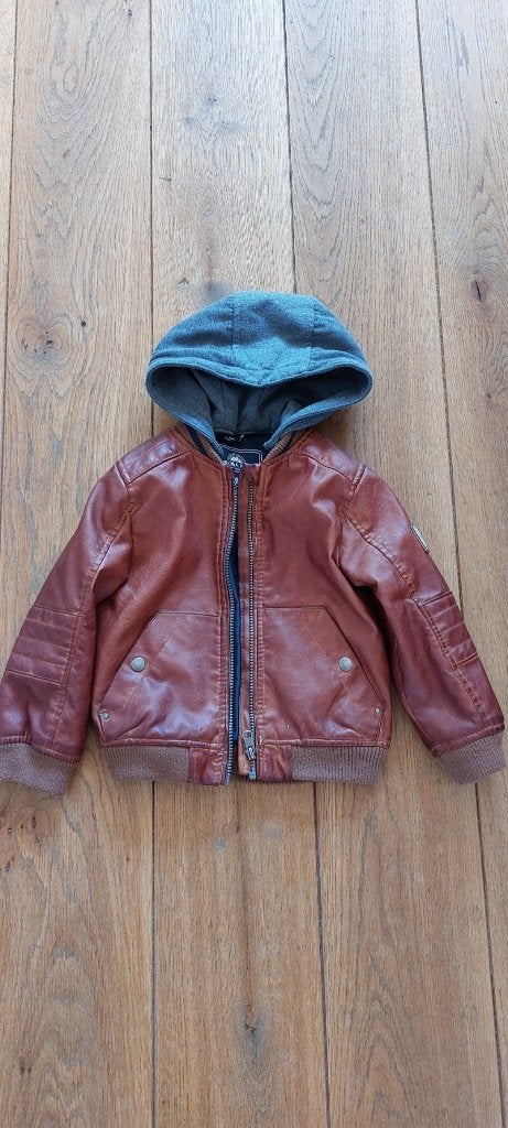 Kinderkleding: leren jas, Ophalen, Zo goed als nieuw, Onbekend, Jongen