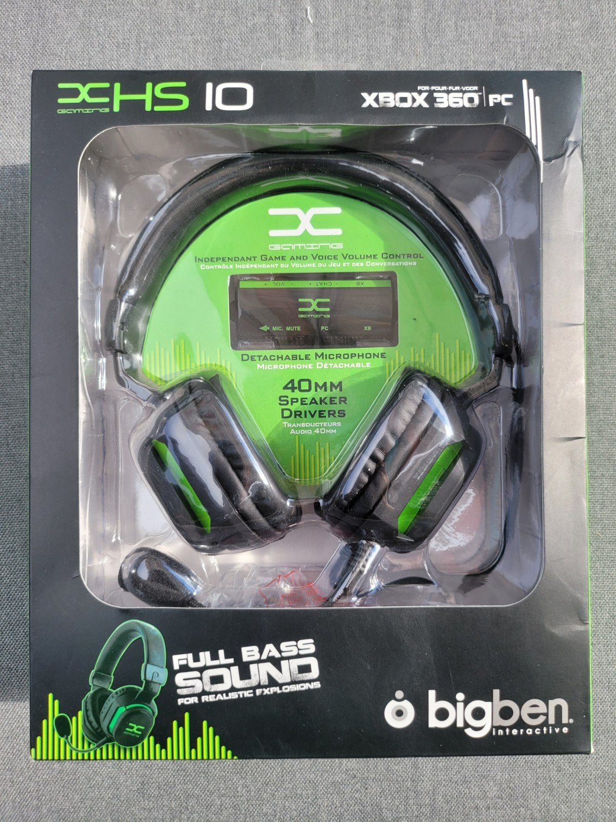 Bigben Interactive XCHS 10 Gaming Headset voor Xbox 360 & PC, Ophalen, Nieuw, Overige typen, Xbox 360