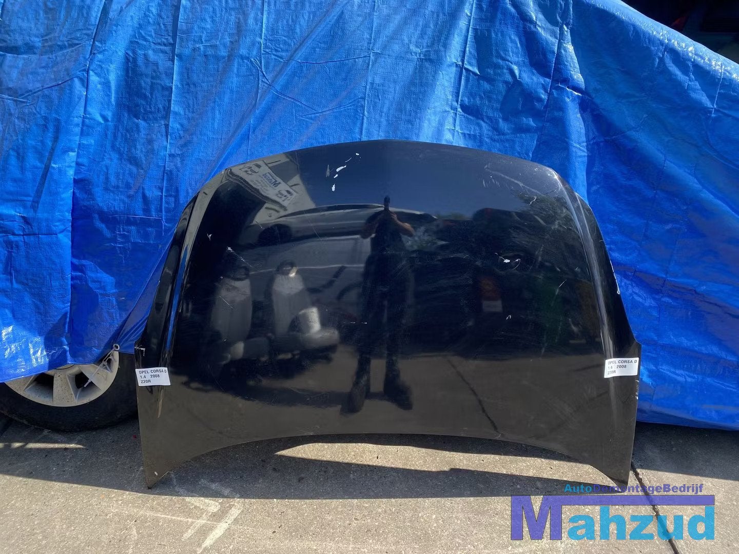 OPEL CORSA D Zwart Motorkap 2006-2014, Auto-onderdelen, Carrosserie en Plaatwerk, Gebruikt, Opel Automobile GmbH, Ophalen of Verzenden
