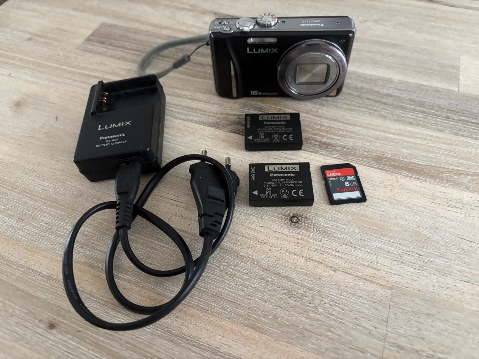 Panasonic Lumix DMC-TZ18 digitale compact camera set, Panasonic, Accu, Ophalen of Verzenden, Zo goed als nieuw