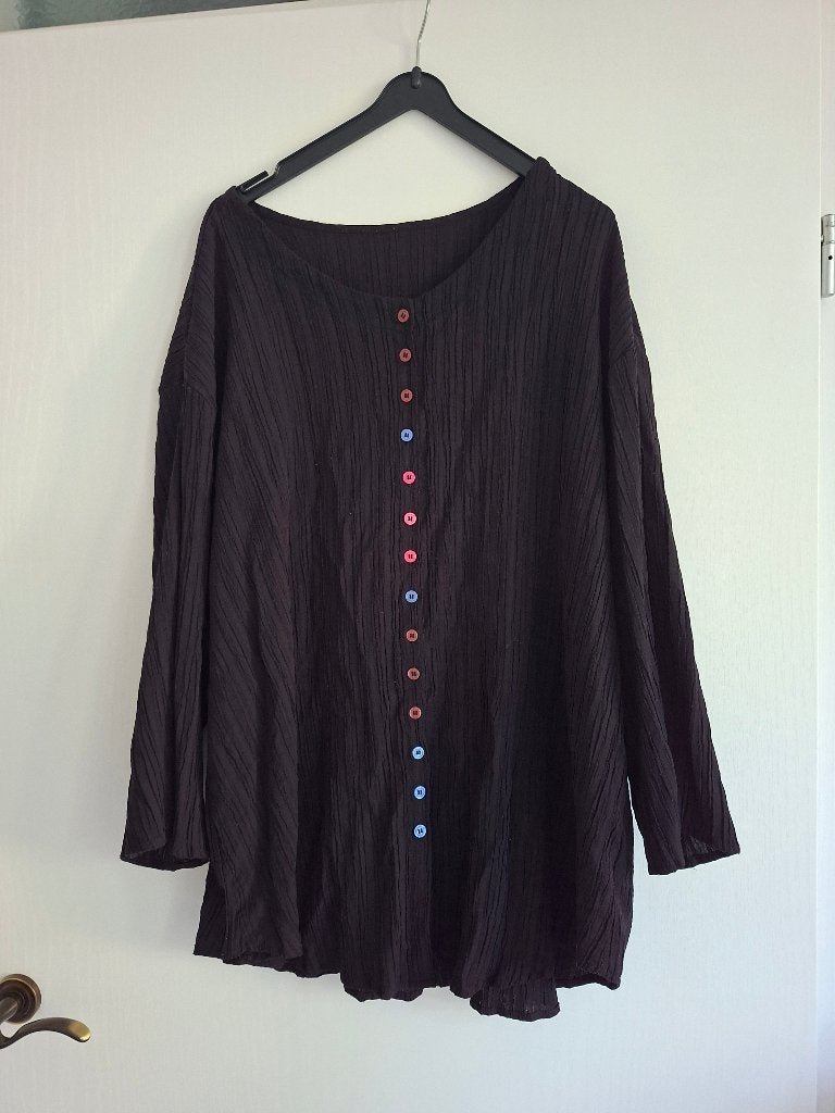 Blouse, Ophalen, Zo goed als nieuw, Zwart