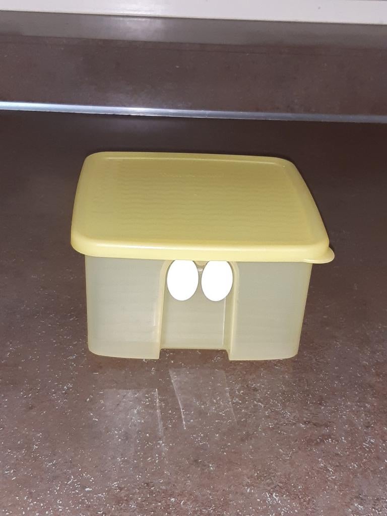 Tupperware koelkast fridge smart 1 ltr geel nr 2, Ophalen of Verzenden, Geel