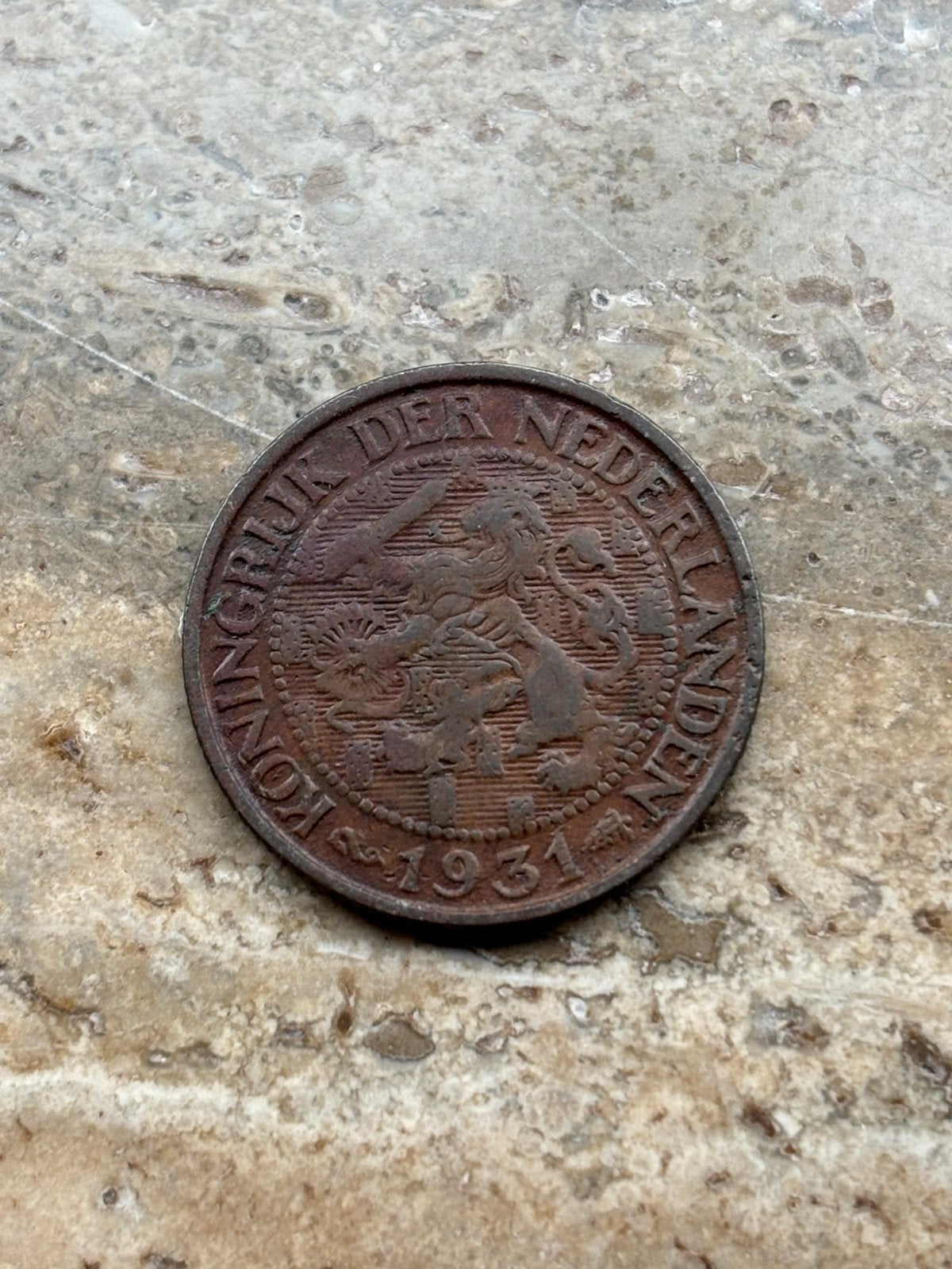 1 cent 1931 Wilhelmina , mooie kwaliteit, lastig jaar, Postzegels en Munten, Ophalen of Verzenden, Koningin Wilhelmina, 1 cent
