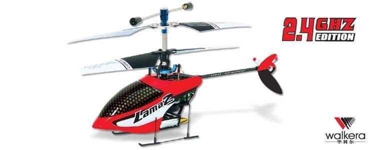 Walkera Lama 2 coaxiale RC helikopter met zender - 2.4GHz, Hobby en Vrije tijd, Elektro, Gebruikt, RTF (Ready to Fly), Helikopter