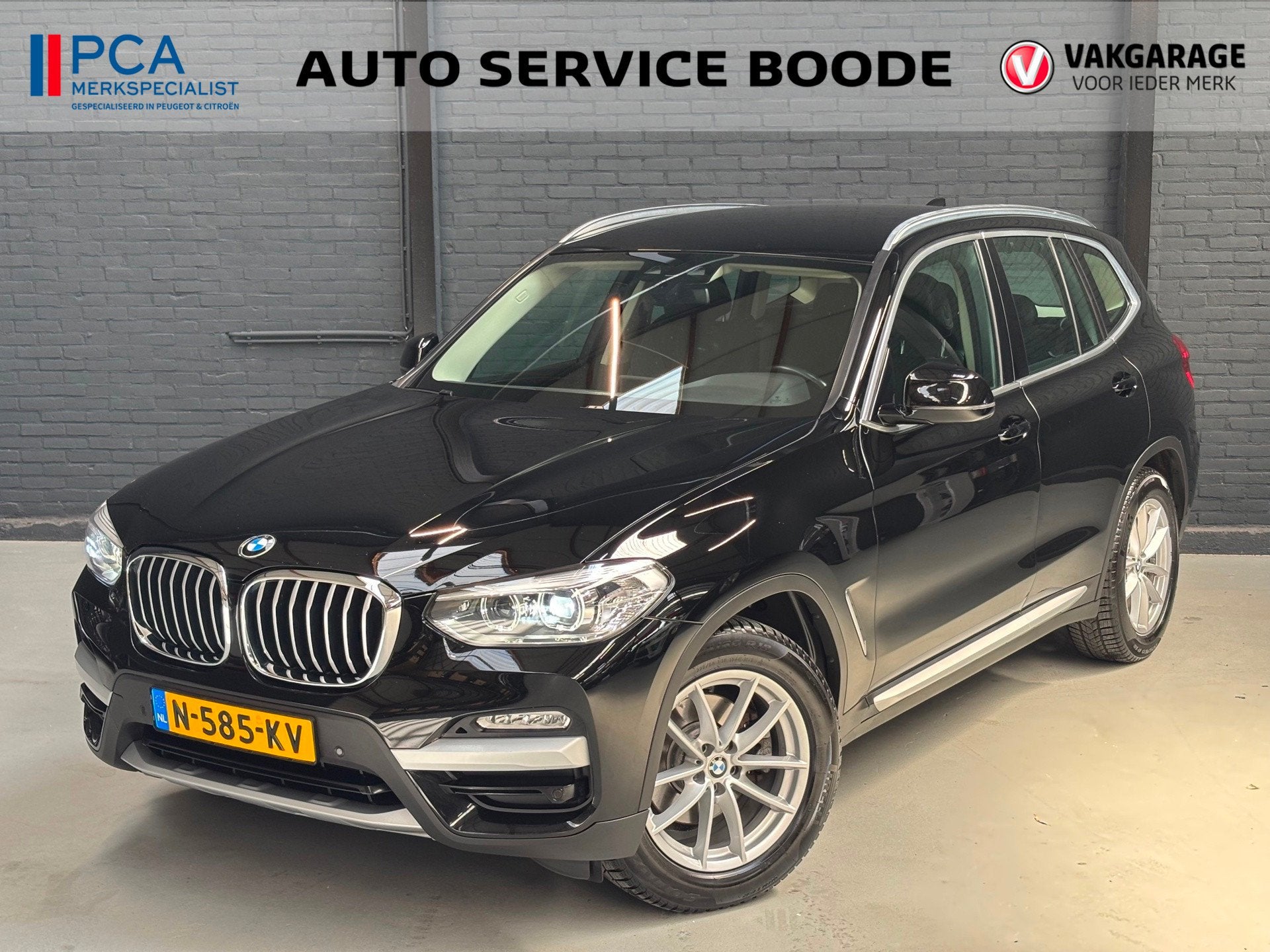 BMW X3 xDrive20i (184 pk) Executive automaat - sportstoelen, Auto's, Automaat, Gebruikt, 4 cilinders, Leder en Stof