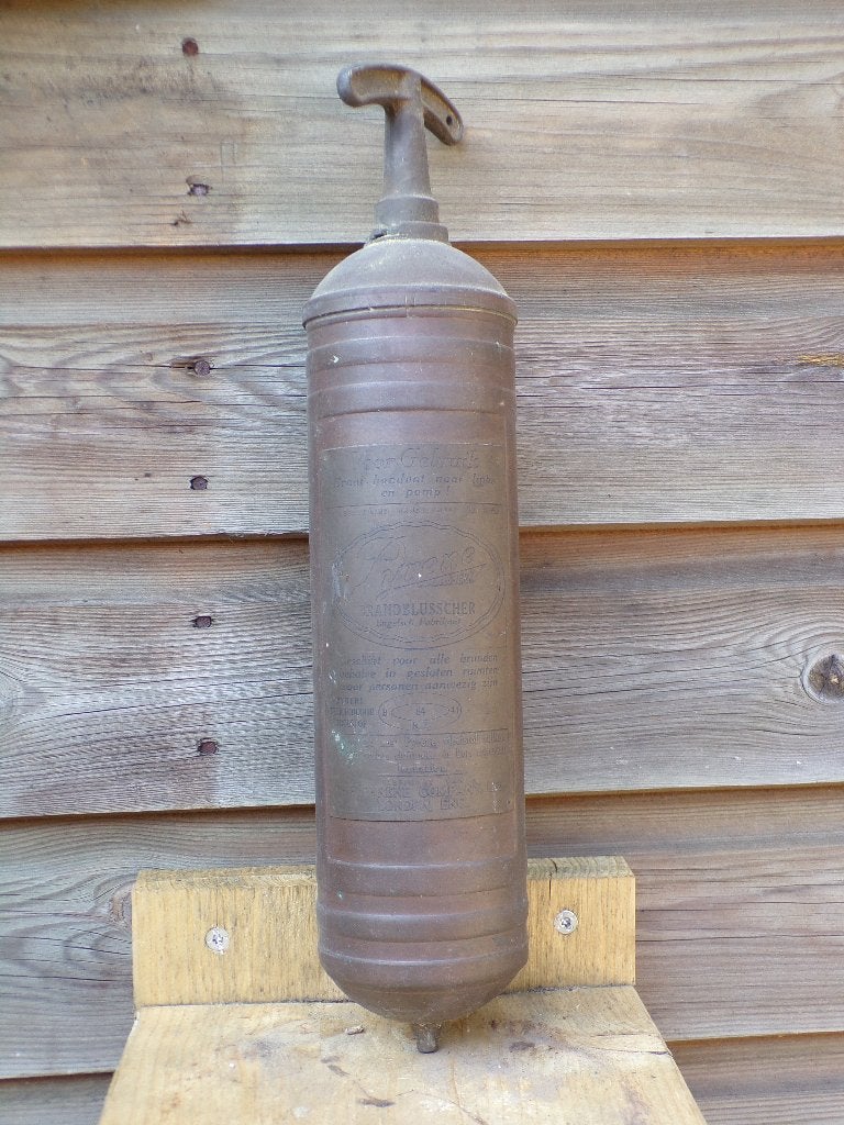 Pyrene handmatige brandblusser (messing), Ophalen of Verzenden