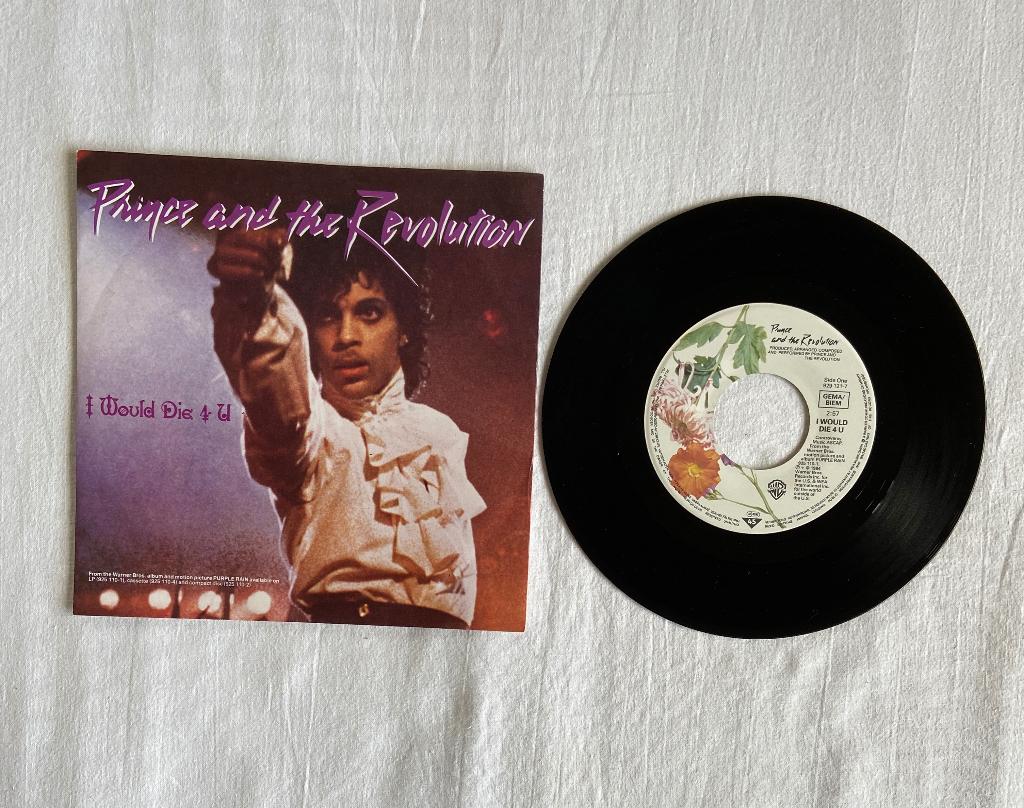 prince and the revolution - I would die 4 u, 7 inch, Single, Ophalen of Verzenden, Zo goed als nieuw
