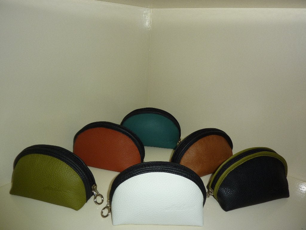 artivo echt rundleer toilet make-up tasjes NIEUW, Verzenden, Nieuw, Dame
