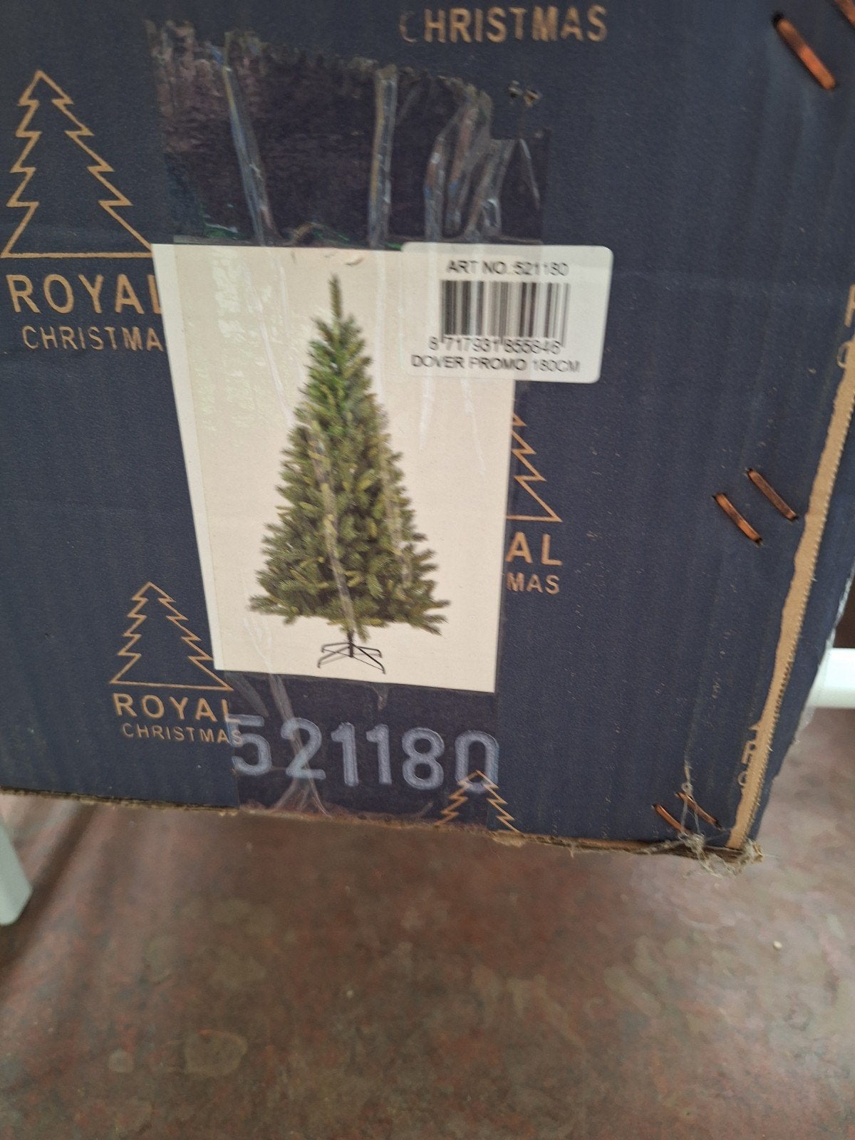 Kunst kerstboom met spullen.., Ophalen, Gebruikt
