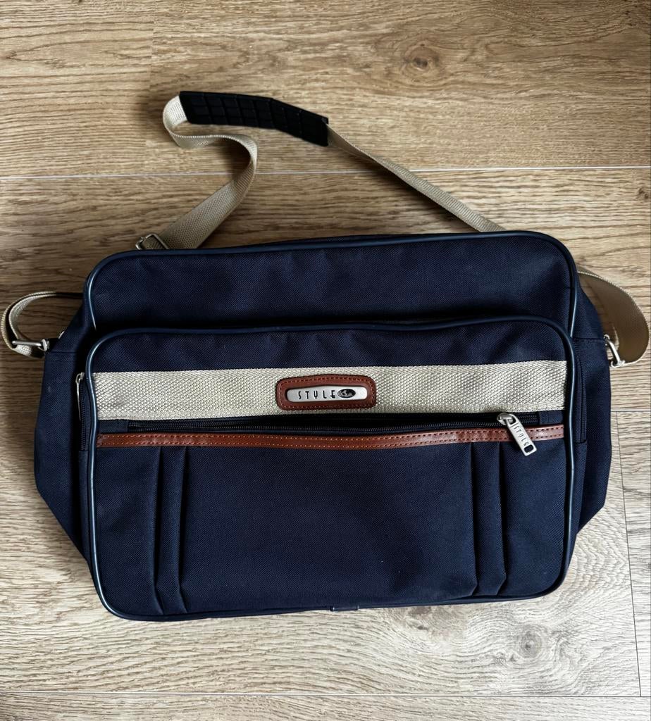 Reistas weekendtas donkerblauw, 40 tot 60 cm, Blauw, Minder dan 35 cm, Zo goed als nieuw