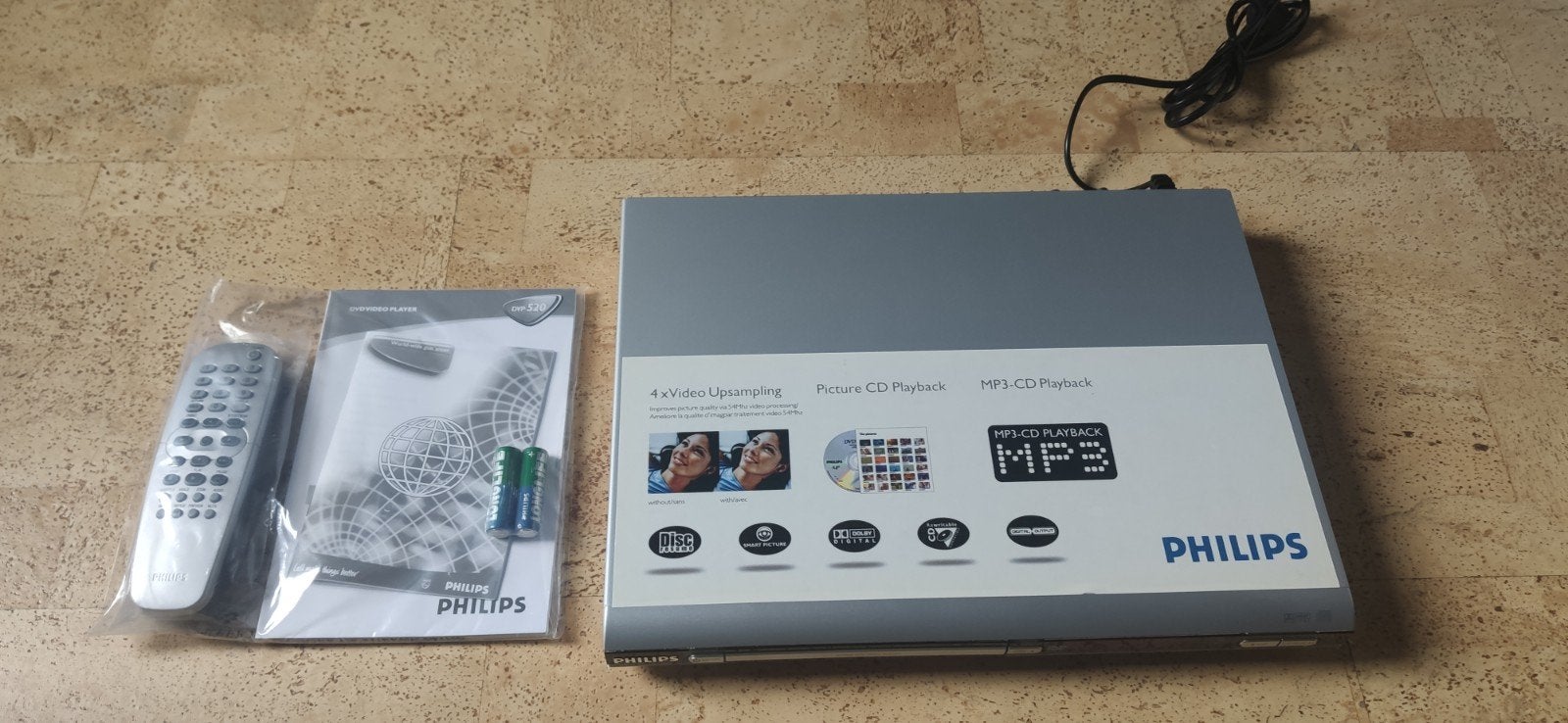 Philips DVP520 DVD-speler - Compact en Veelzijdig, Ophalen, Zo goed als nieuw, Dvd-speler, Philips