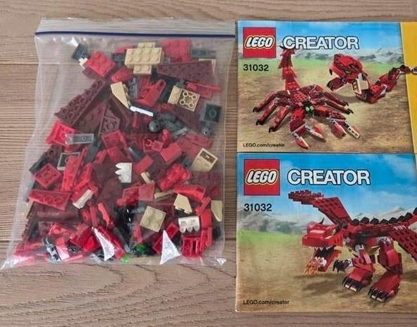 LEGO Creator 31032 Rode Draak, Ophalen of Verzenden, Gebruikt, Complete set, Lego