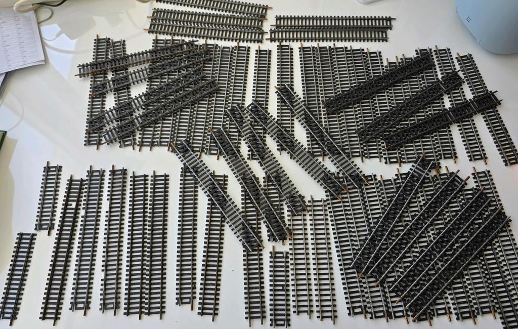 Lima rails H0, Hobby en Vrije tijd, Modeltreinen | H0, Gebruikt, Gelijkstroom, Rails, Ophalen of Verzenden