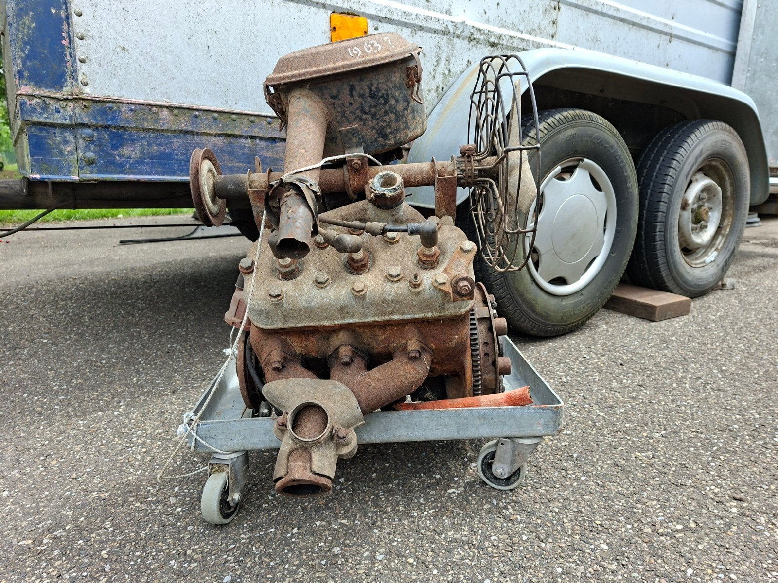 Saab 96 2-takt blok compleet voor revisie.. bj 1963?, Ophalen, Saab