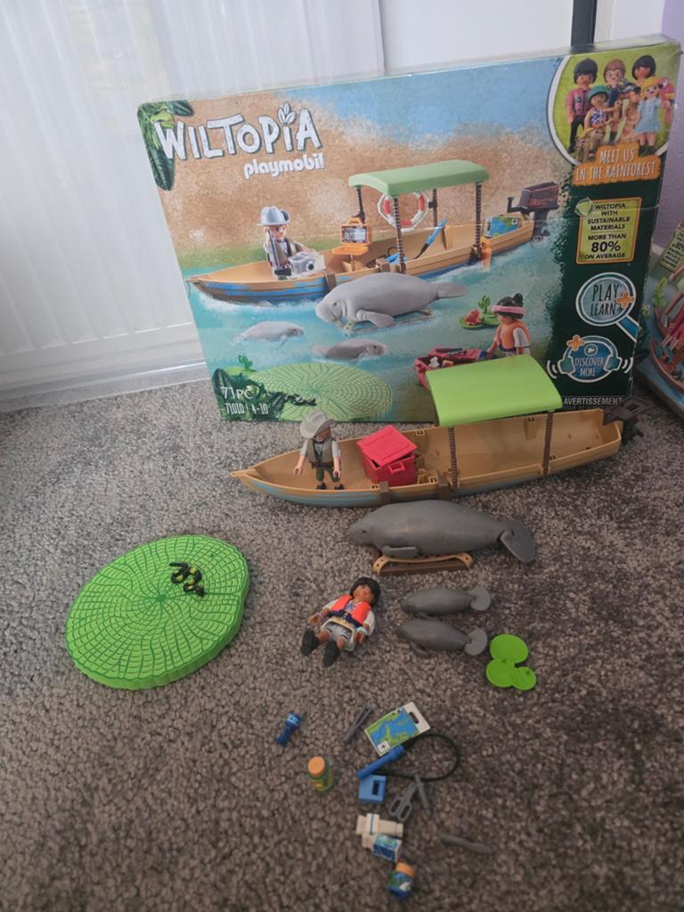 Playmobil Wiltopia 71010: Manatee Rescue, Ophalen of Verzenden, Zo goed als nieuw, Complete set