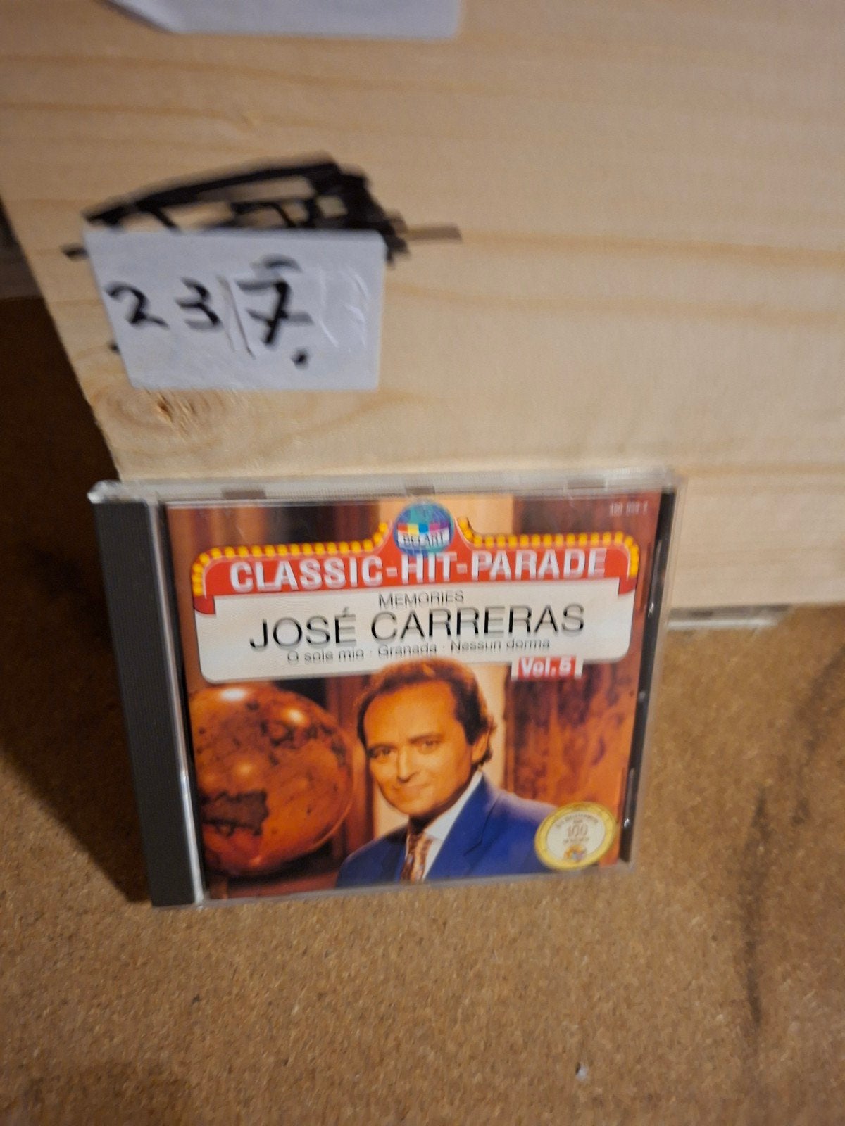 José Carreras - Classic Hit-Parade Memories Vol. 5 CD, Gebruikt, Overige componisten, Modernisme tot heden, Ophalen of Verzenden
